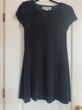 Jessica Howard Black Sparkle Dress | Size 10